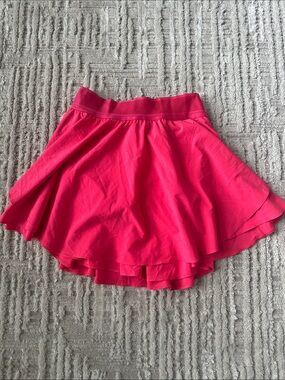 lululemon athletica bright pink layered skirt